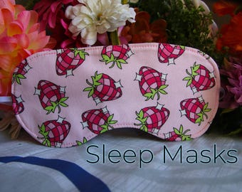 Sleep Mask / Sleeping Mask / Eye Mask / Sleep Aid / Travel Mask / Nerdy Gifts / Handmade / Therapeutic Sleep / Eye Cover / Sleep Accessory