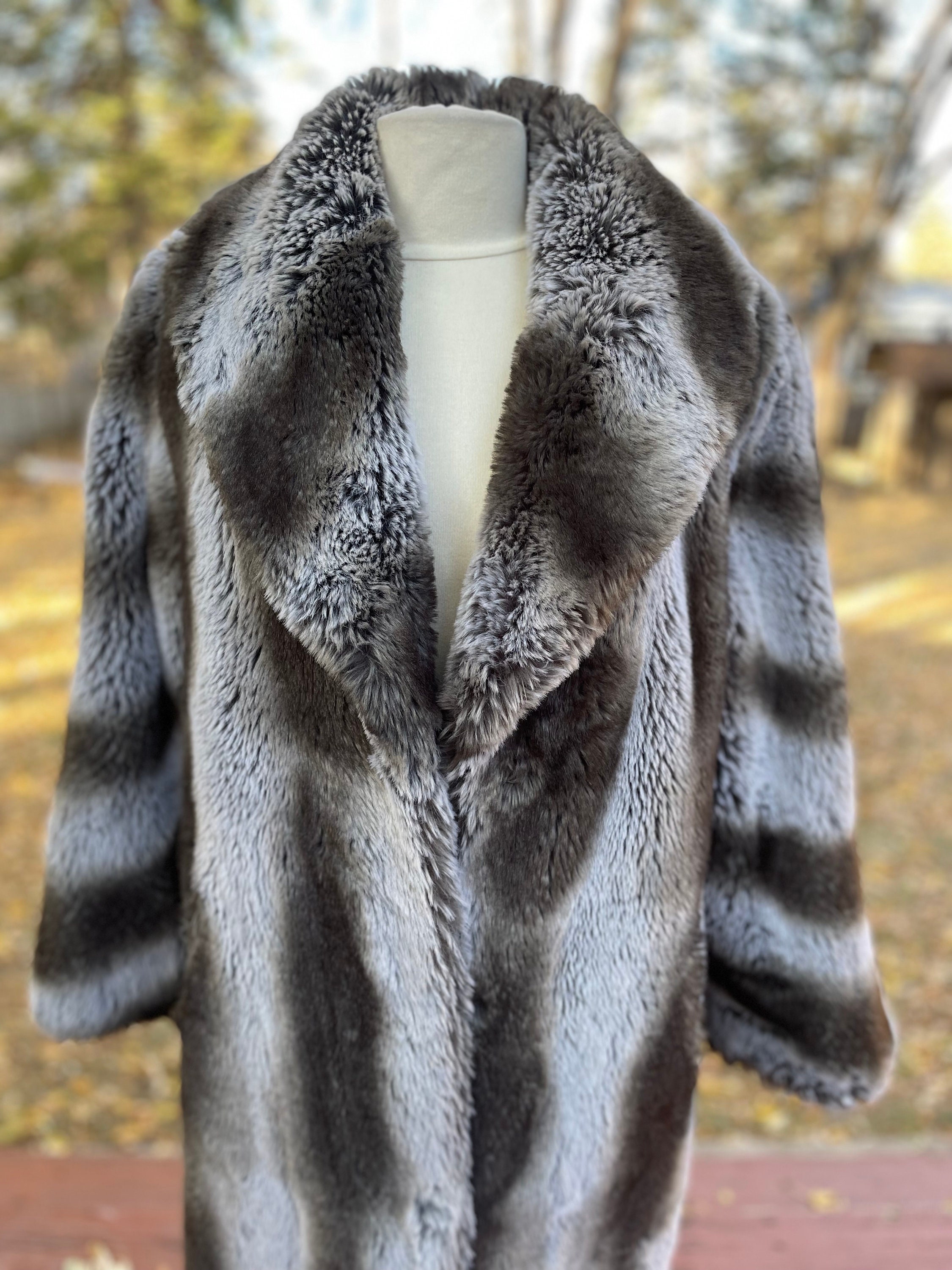 Faux Fur Streetwear Clothing, Mens White Faux Fur Jacket