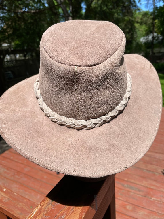 Aussie Bush Hat Leather Made In Australia Origina… - image 6