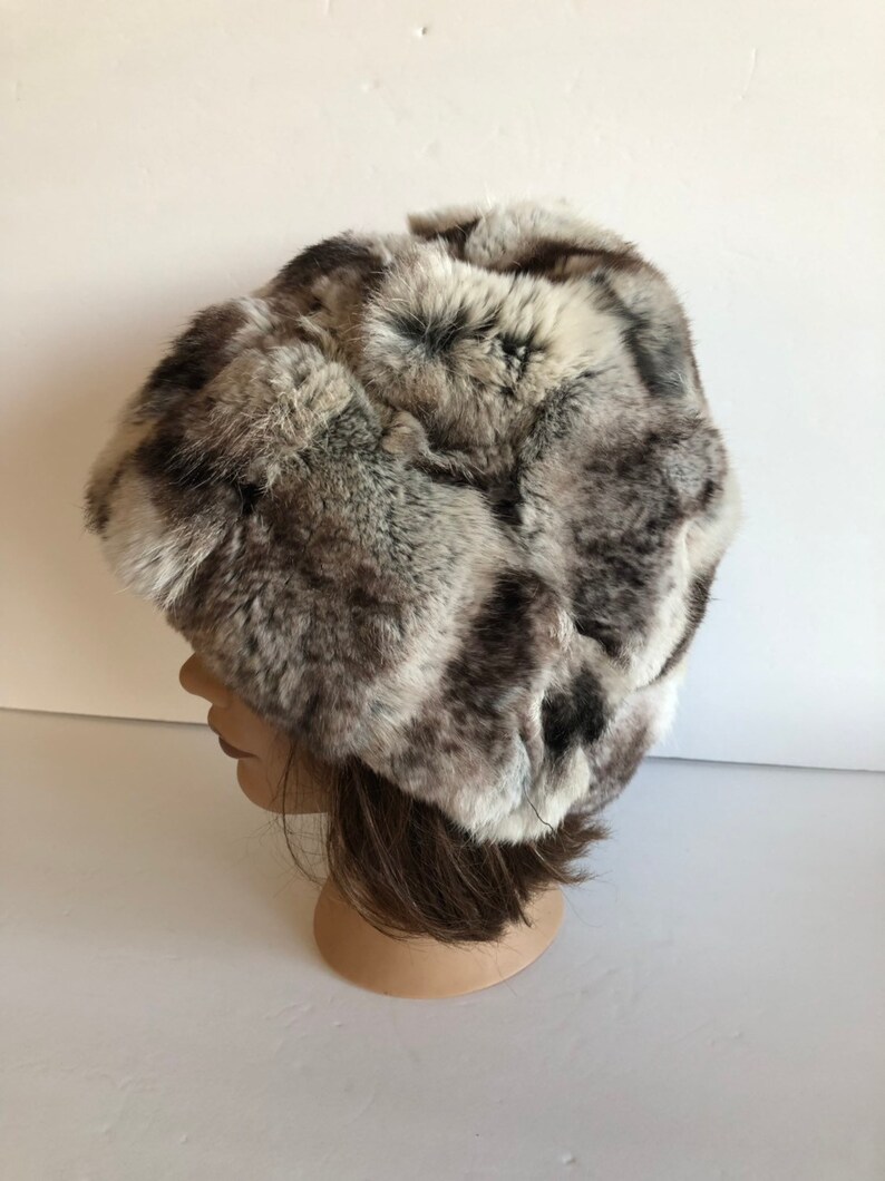 Vintage Chinchilla Fur Hat Harold's New York Etsy