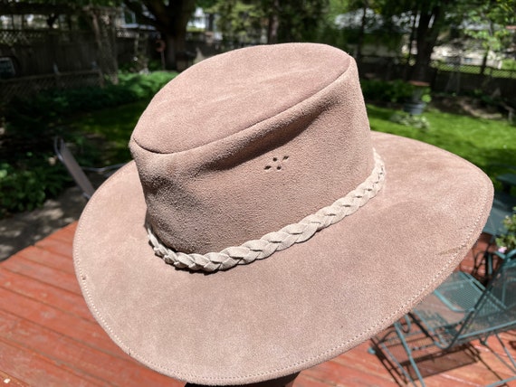 Aussie Bush Hat Leather Made In Australia Origina… - image 2