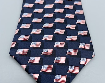 American Flag Tie - Etsy
