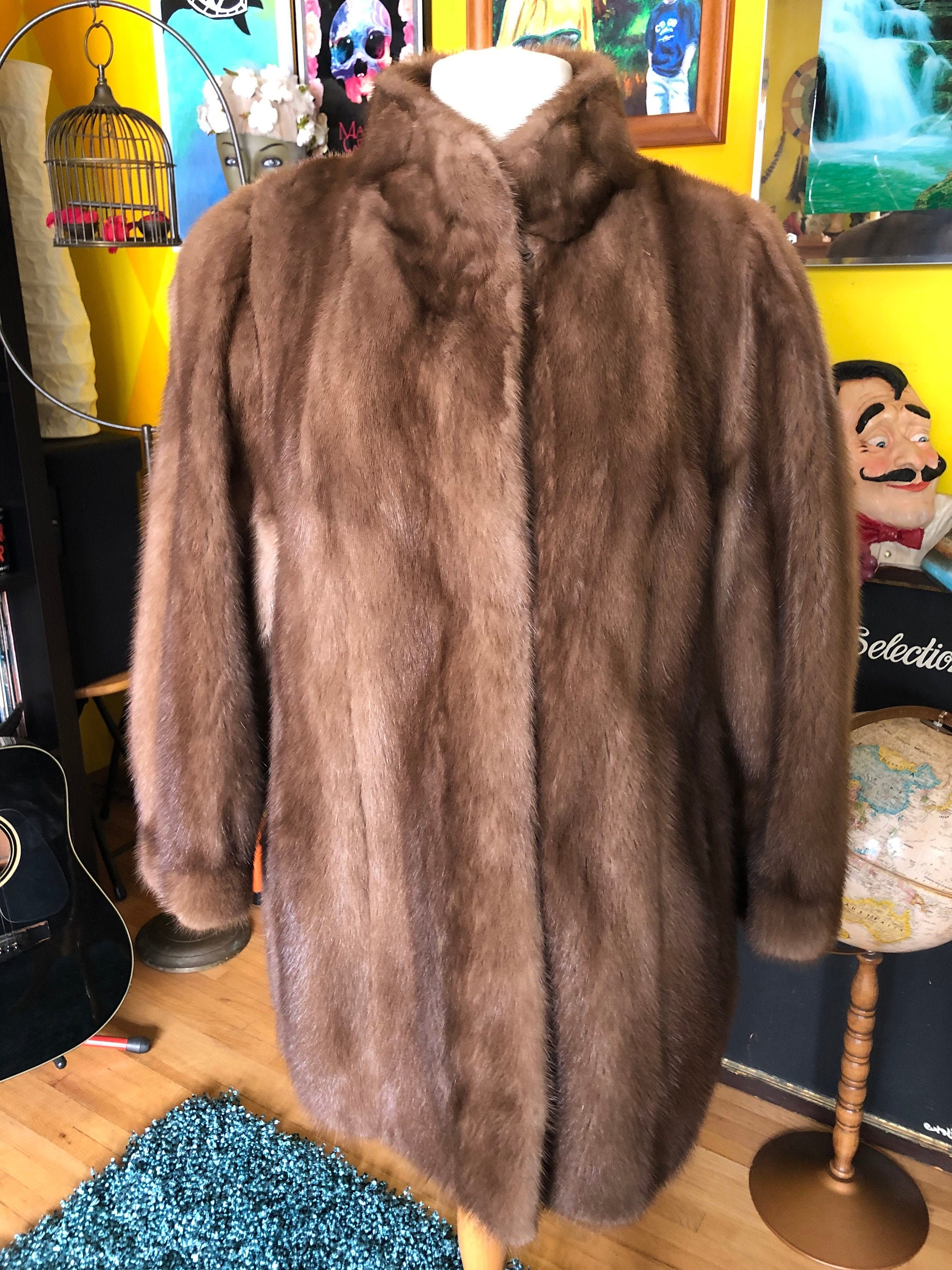 Vintage Pastel Mink Fur Jacket