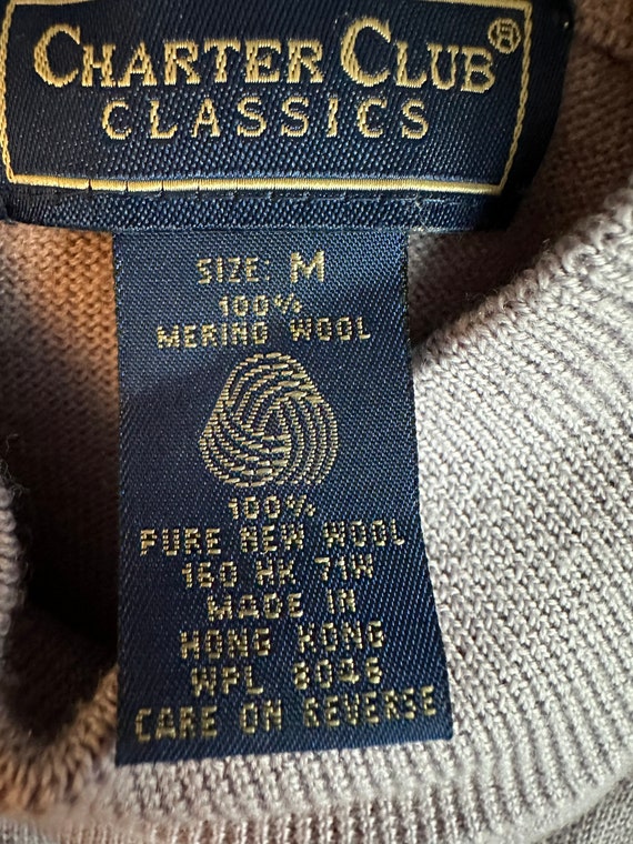 Charter club merino wool deals sweater