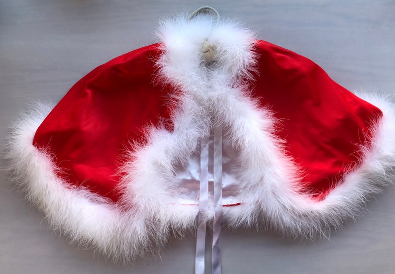 Little Red Riding Hood cap for kids in satin