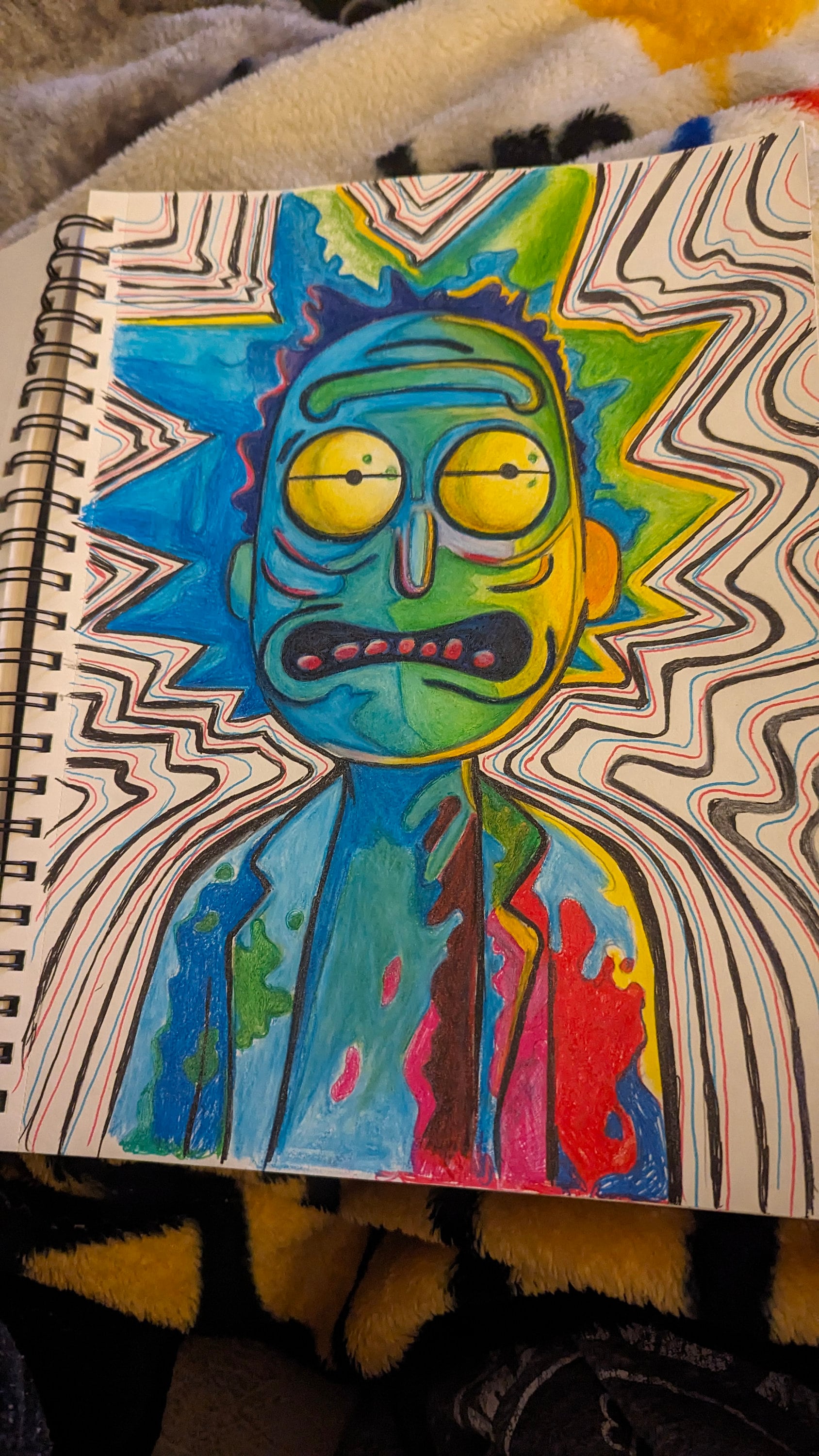 Rick and Morty Drawing - Etsy