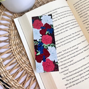 Floral Bookmark | Cute Floral Bookmark| Book Lover Gift| Bookish Gift| Bookworm Gift| Book Accessories| Aesthetic Floral Bookmark| Bookmark