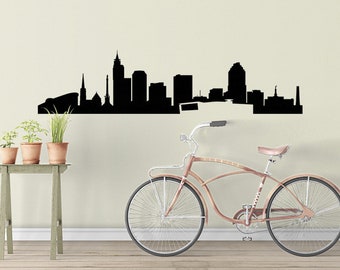 Raleigh Wall Decal Skyline Vinyl North Carolina Decor Decor Adesivo Vinile Ufficio Soggiorno Regalo