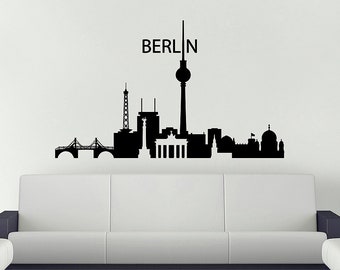 Wandtattoo Landshut Skyline – Selbstklebende Wanddekoration Für Wohnzimmer, Büro & Kinderzimmer (80x29 Cm)