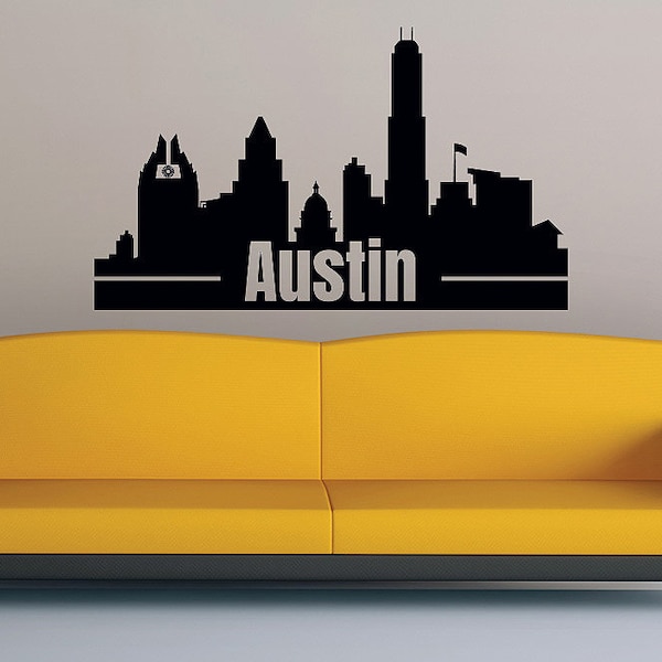 Texas Wall Decal Etsy