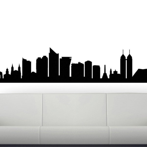 Skyline Decal Etsy