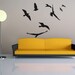 Bird Wall Decals, Set of 8 Flying Bird Wall Decal, Birds Decal, Flying ...