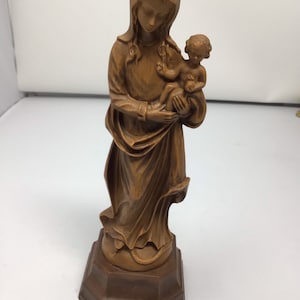 Madonna and Child Resin Figurine