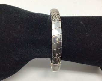 925 silver southwestern style cuff bracelet