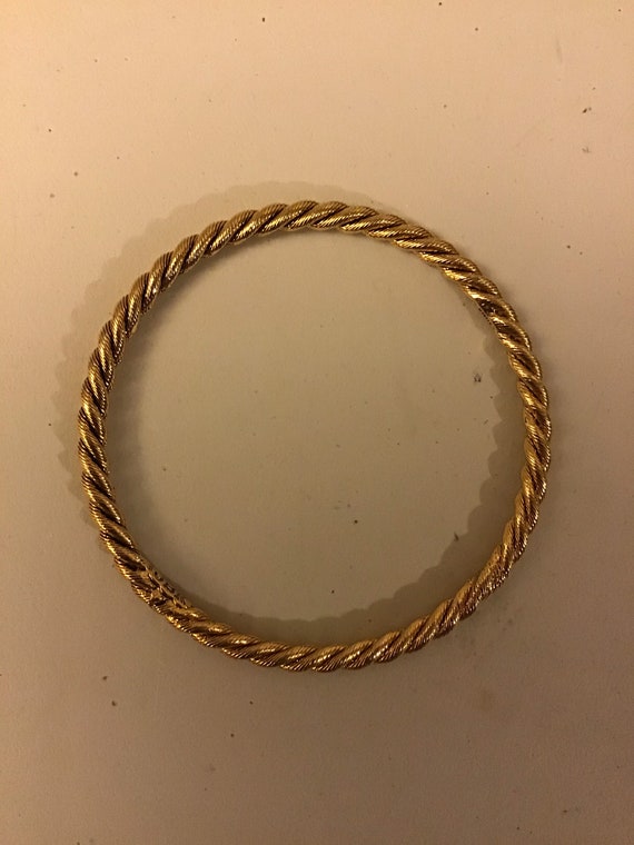 Jacqueline Bouvier Kennedy GoldTone Bangle - image 3