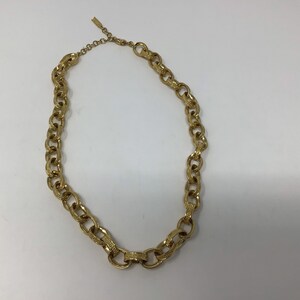 Napier gold tone chocker/necklace