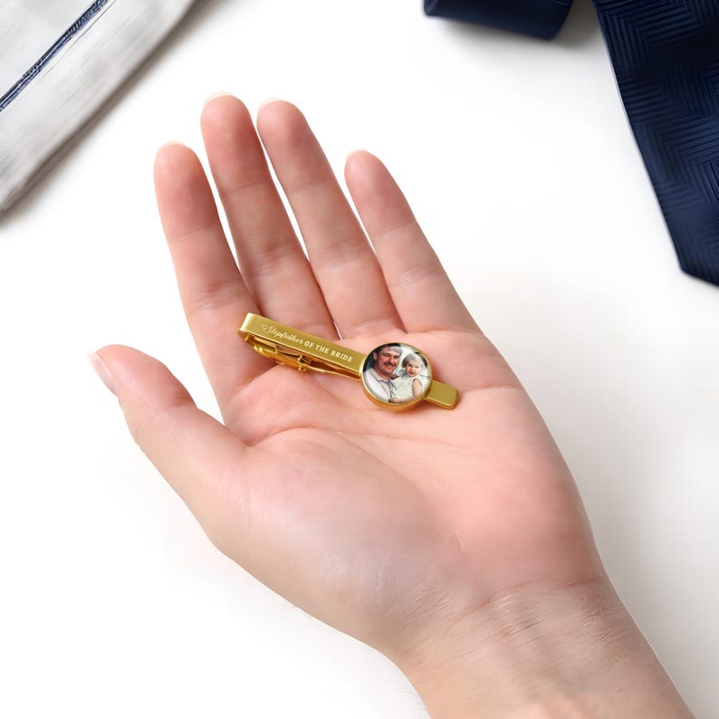 Personalized Father of the Bride Tie Bar, Custom Father of the Groom ...