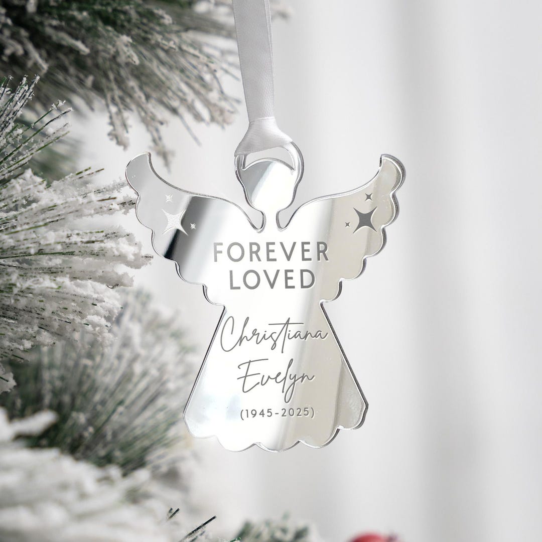 Custom Photo I'm Always With You - Memorial Personalized Custom Mirrored Acrylic Ornament - Sympathy Gift, Christmas Gift For Family Members main image 0