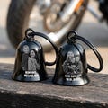 Custom Photo Motorcycle Guardian Bell, Personalized Gift for Biker, Father's Day Gifts