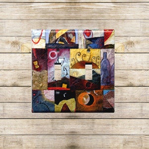 Interrupteur d’éclairage décoratif collage moderne