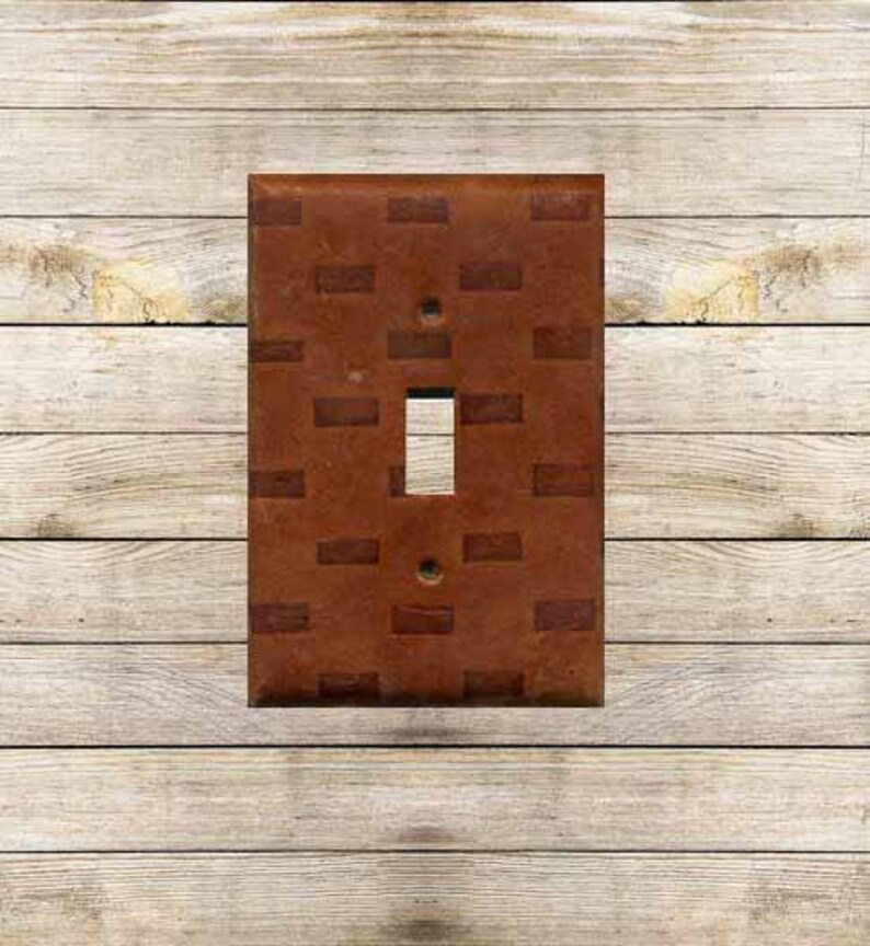 Brown Bricks Decorative Outlet Cover Etsy
