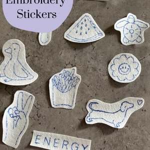 Embroidery stickers | stick and stitch stickers | Embroidery pattern | Embroidery designs | Water soluble stickers | Printed designs