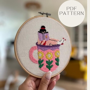 Embroidery Pattern: Beginner-Friendly Stitch Guide (PDF Pattern