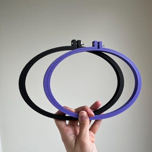 Oval Embroidery Hoop| Oval Embroidery Frame| 3D printed embroidery hoop| Cross stitch hoop | Embroidery hoop