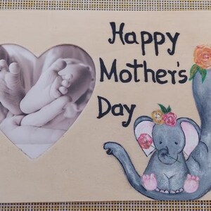 Hand Painted Mother&#39;s Day Wooden Frame