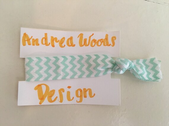 Chevron No Crease Hair Tie Etsy
