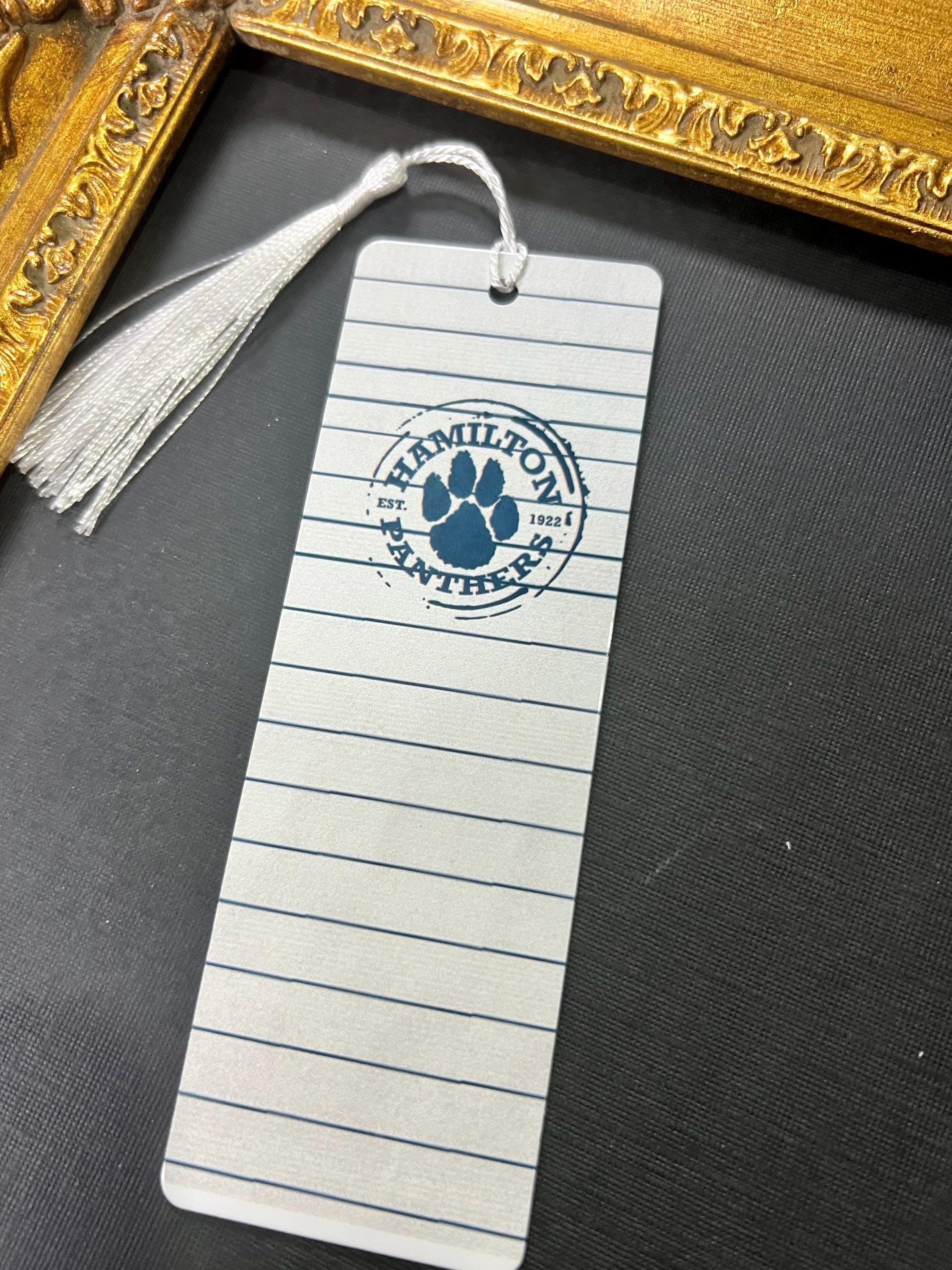 University Bookmark Example School Logo Bookmark | Custom Bookmark | Metal Bookmark | University ...