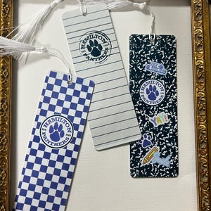 School logo bookmark | Custom bookmark | metal bookmark | University bookmark | teacher gift | back to school | reading bookmark