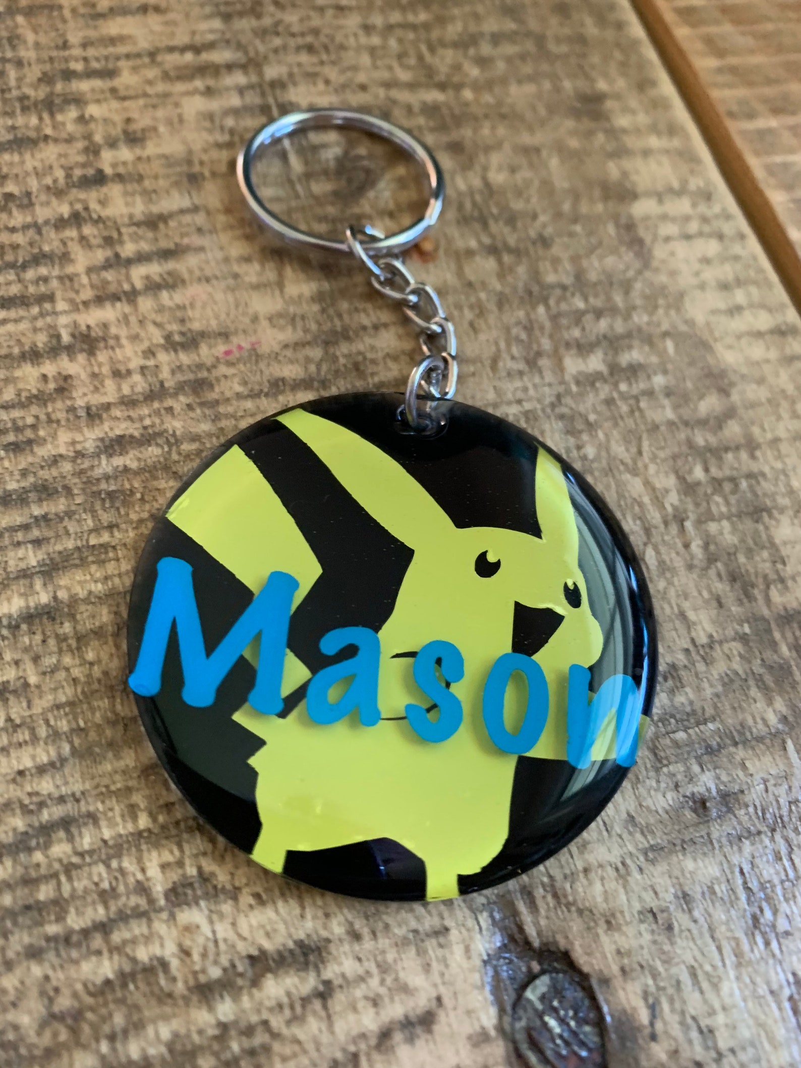 Pokémon keychain Custom Acrylic Key chain Character Etsy