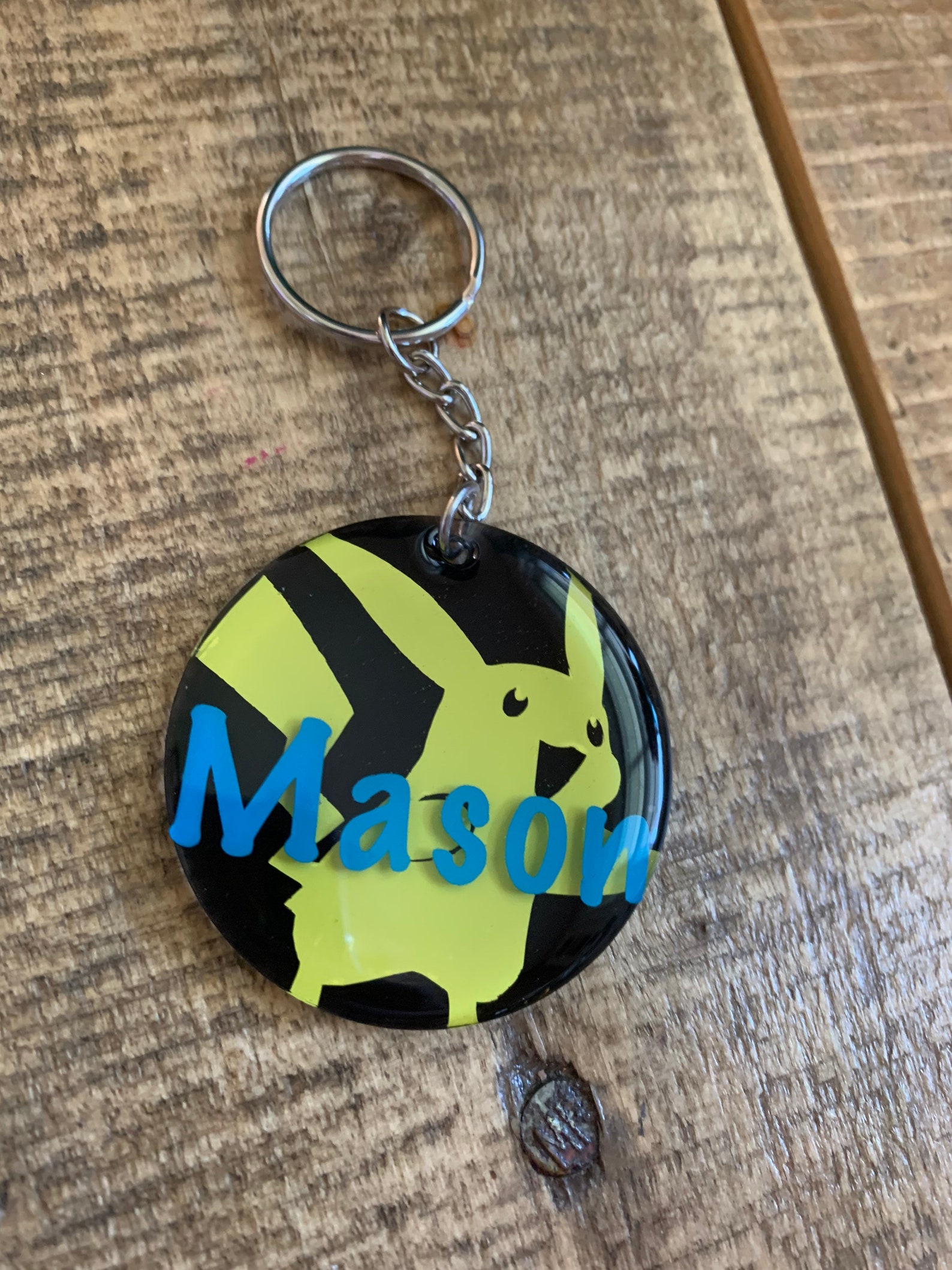 Pokémon keychain Custom Acrylic Key chain Character Etsy
