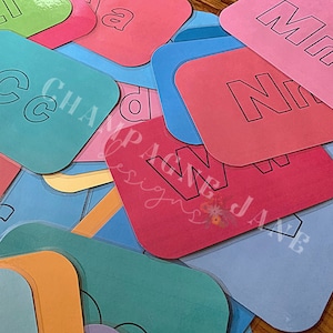 Upper case alphabet | lower case | Alphabet cards | Back to School letter cards | Flash Cards | ABC cards | letter recognition cards