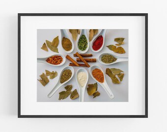 Herbs and Spices Photograph, Food Photography