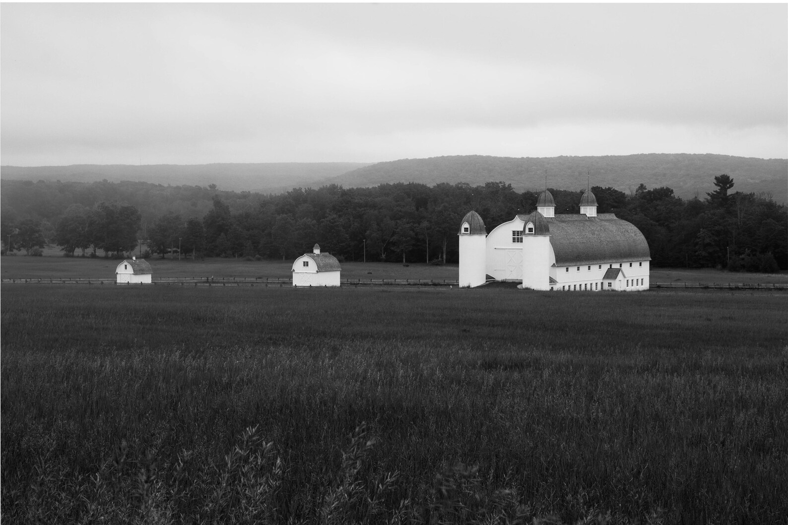 D. H. Day Farm Barn, Black and White Cathedral Barn Photograph - Etsy