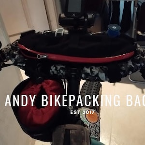 Handlebar/Stem Bag – Stim FeedBag (Andy Bikepacking Bags)
