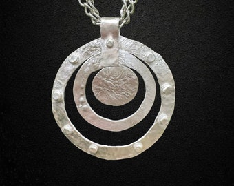 Silver Circles Pendant