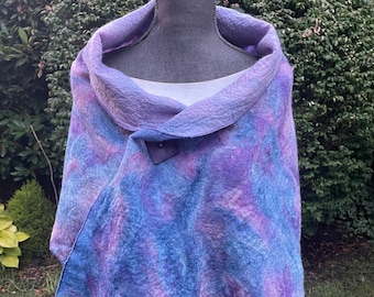 Spring Breeze Felted Shawl
