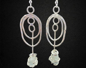 Quartz Sterling Silver Earrings