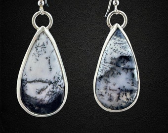 Dendritic Agate Earrings