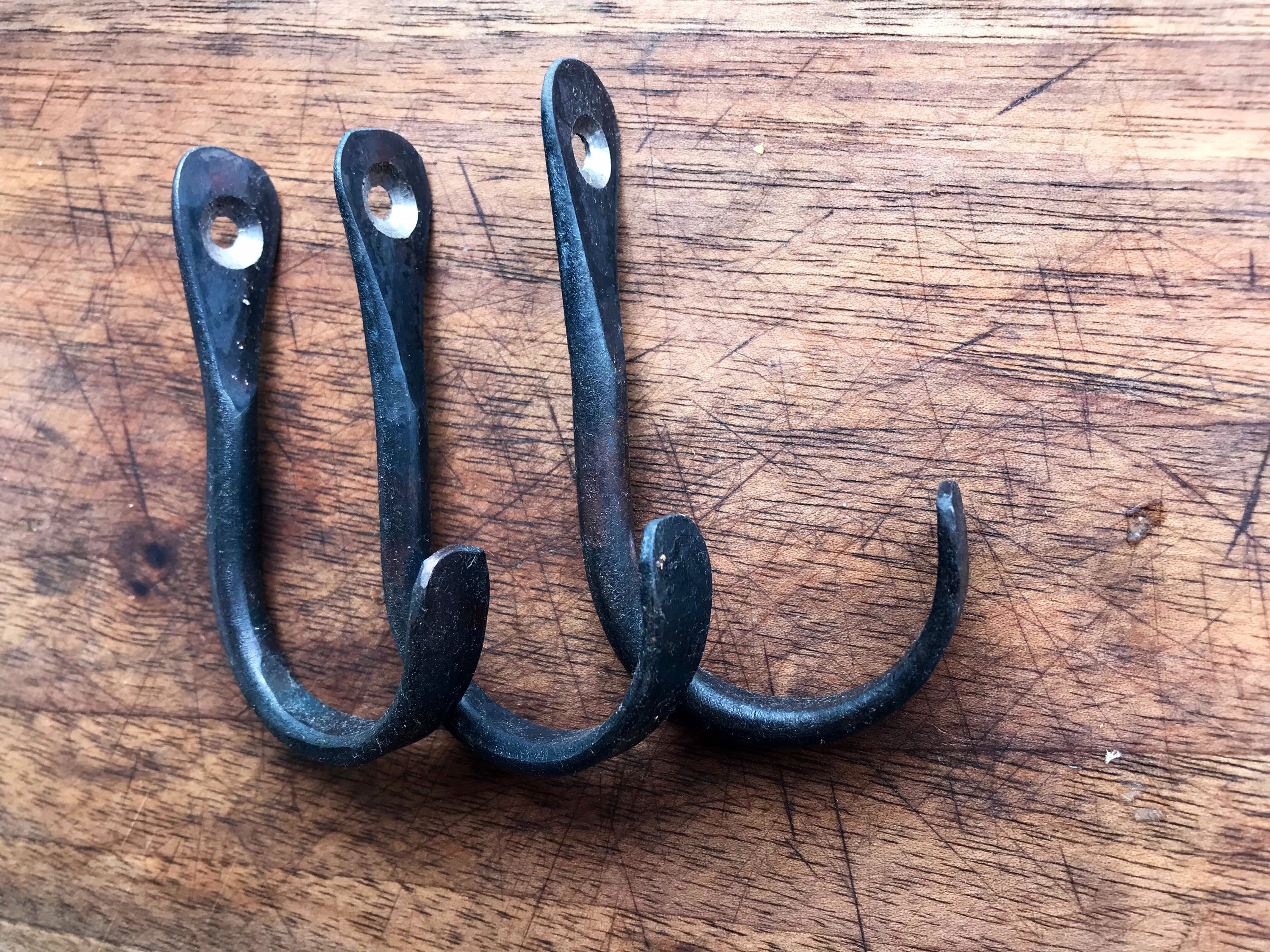 Gancho de pared simple conjunto de 3 | Etsy