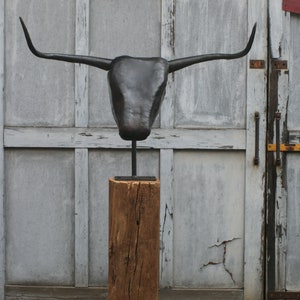 Forged bull&#39;s head