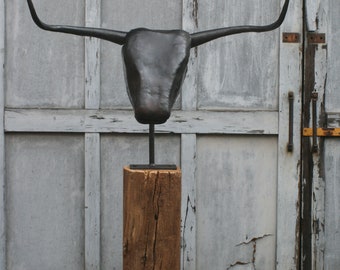 Forged bull's head