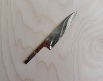 Authentic CustomJapanese Stainless Mirror finish knife SLD blade DIY kit