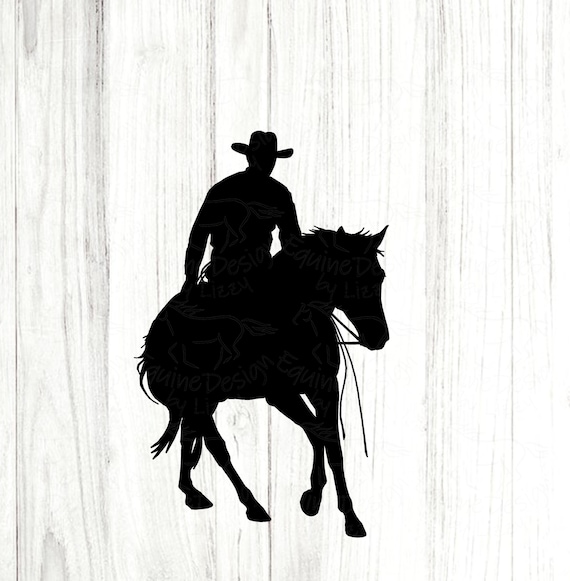 Cowboy Silhouette, Western Horse SVG, Running Horse Bild, Cowboy \u0026 Pferd  Clipart, Vinyl Bild, PNG Datei, T-Shirts, Aufkleber, Bügelbild - Etsy.de, image size:570x581