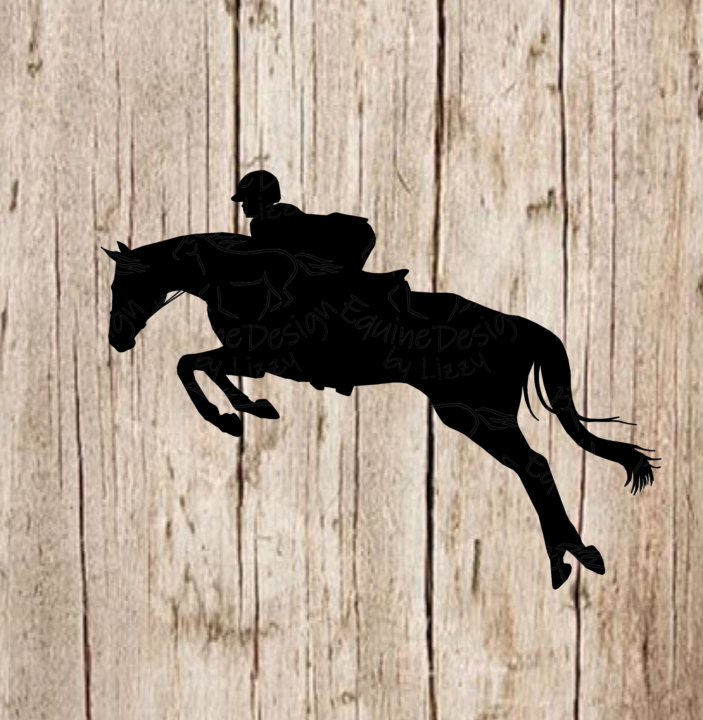 Horse Jumping Silhouette Clip Art