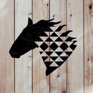 Aztec Horse Head SVG Southwestern Clipart Horse PNG Western - Etsy