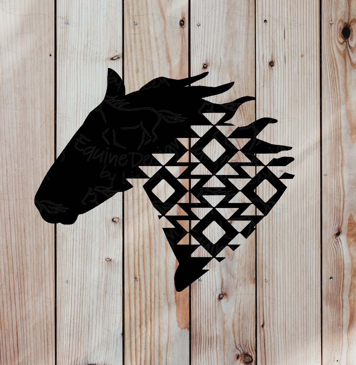 Aztec Horse Head SVG, Southwestern Clipart, Horse PNG, Western Image ...